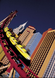 Manhattan Express roller coaster at New York-New York Las Vegas