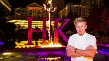 Chef Gordon Ramsay at Hell's Kitchen at Caesars Palace Las Vegas