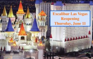Excalibur Las Vegas Reopening June 11, 2020