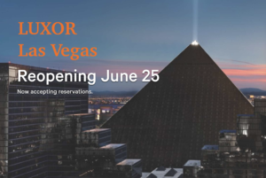 Luxor Las Vegas - Reopening June 25, 2020