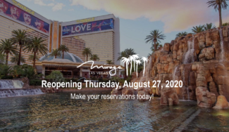 Mirage Las Vegas - Reopening Announced