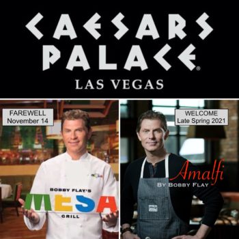 Caesars Palace Las Vegas - Bobby Flay's Mesa Grill and Amalfi restaurants