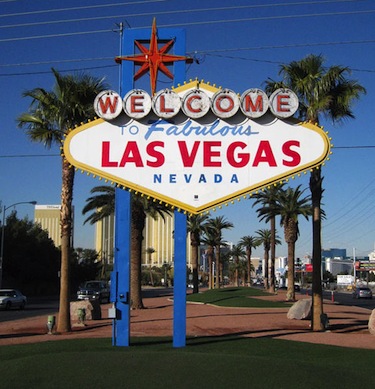 Welcome to Las Vegas Sign front view